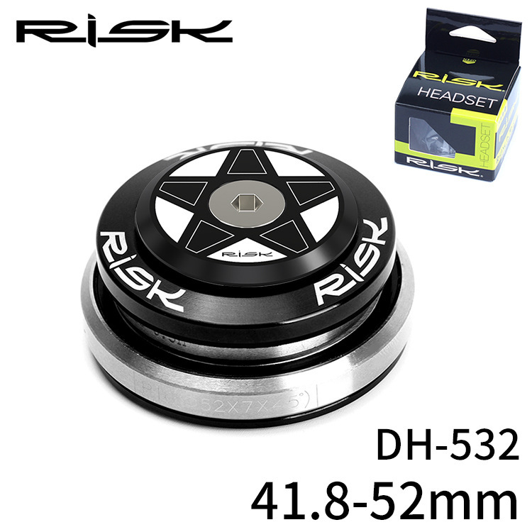 RISK Tapered Headset Bearings for Mountain and Road Bikes 41.8/42-52mm Internal Integrated Hidden Headset