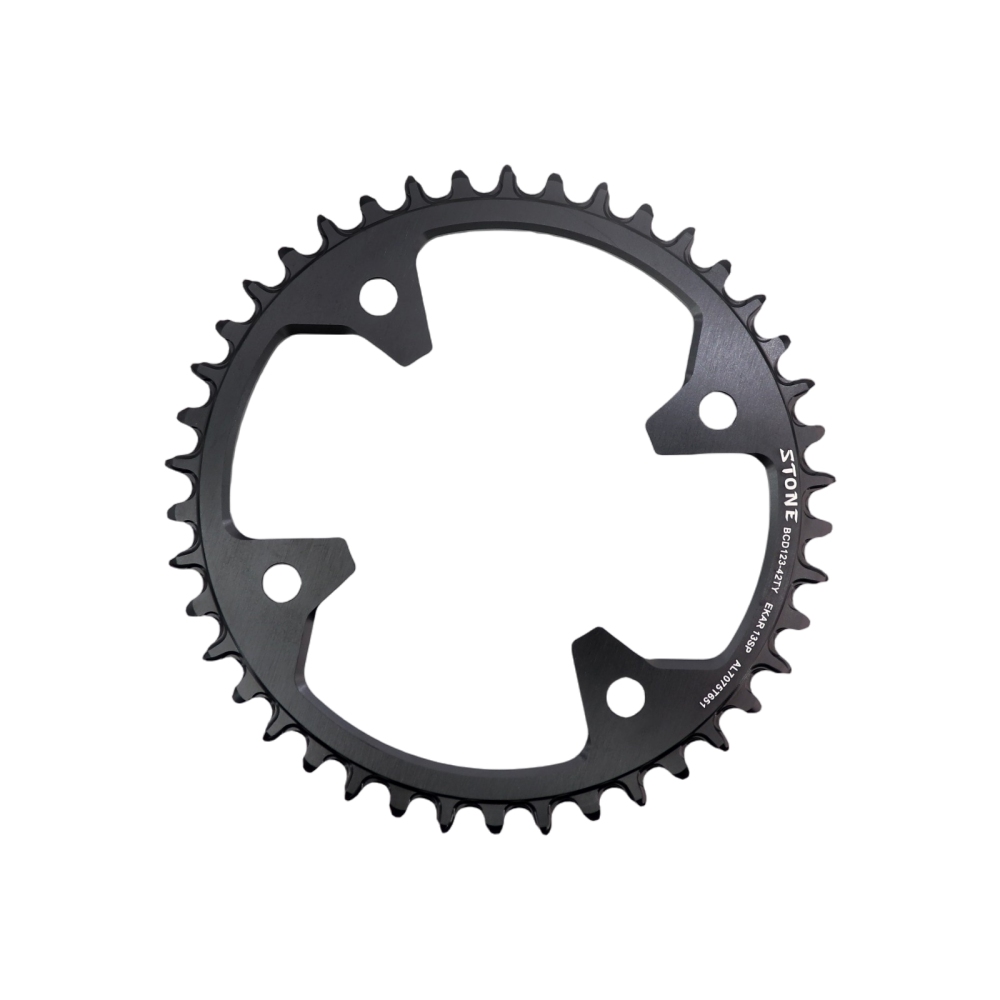 Stone 123BCD Bike Chainring Round for Campagnolo for Ekar Crank Gravel Road 1x13 Crankset for CP 13 Speed C13 Chain