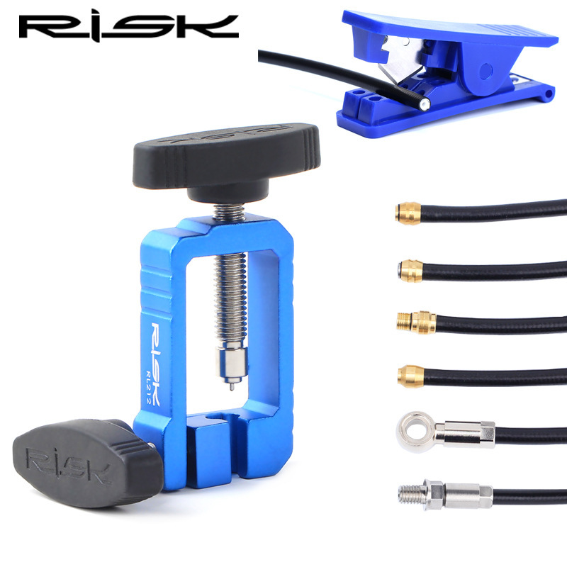 RISK Mountain and Road Bike Hydraulic Hose Needle Insertion Installation Tool Hydraulic Brake Disc Top Inserter with T-head