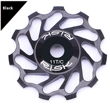 RISK Mountain/Road Bike Ceramic Rear Derailleur Guide Pulley 11T Aluminum Alloy Bearing Pulley Wheel