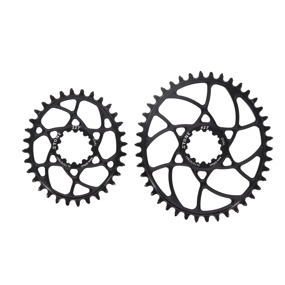 Stone Oval Chainring 3 pins GXP BB30 0mm Offset XX1 Eagle X01 X7 X0 X9 S1400 30T 32 34 36 40 42T Bike Direct Mount Chainwheel for Sram