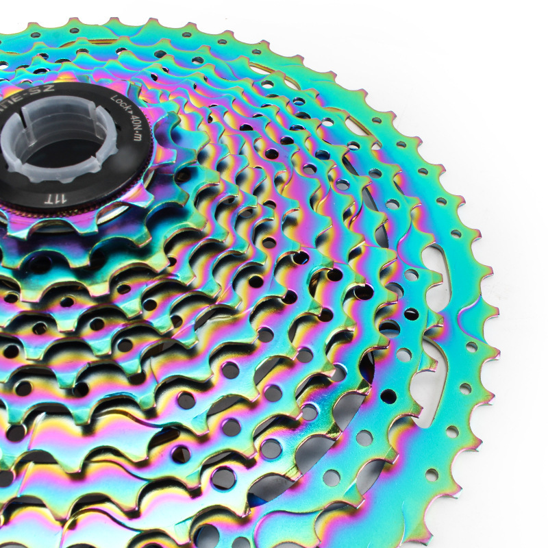 SUNSHINE mountain bike cassette flywheel HG oilslick colorful 11 12 speed 50T XT MTB