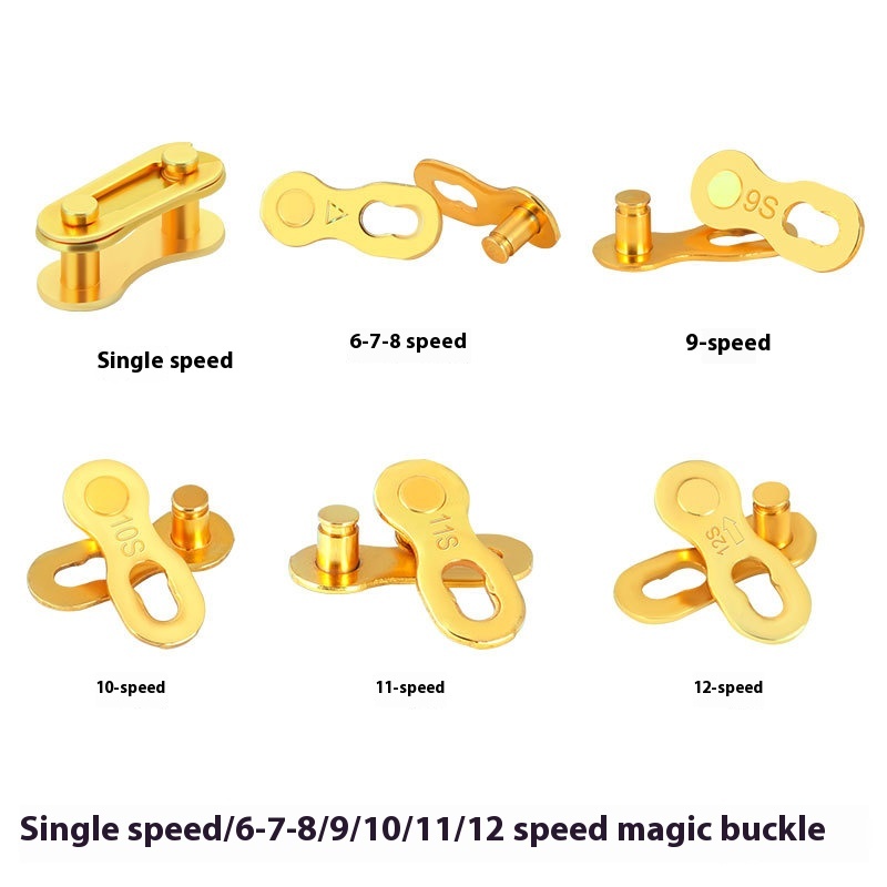 Mountain and Road Bike Chain Magic Buckle 8S/9/10/11/24/27/30 Speed Single Speed Chain Quick Release Buckle