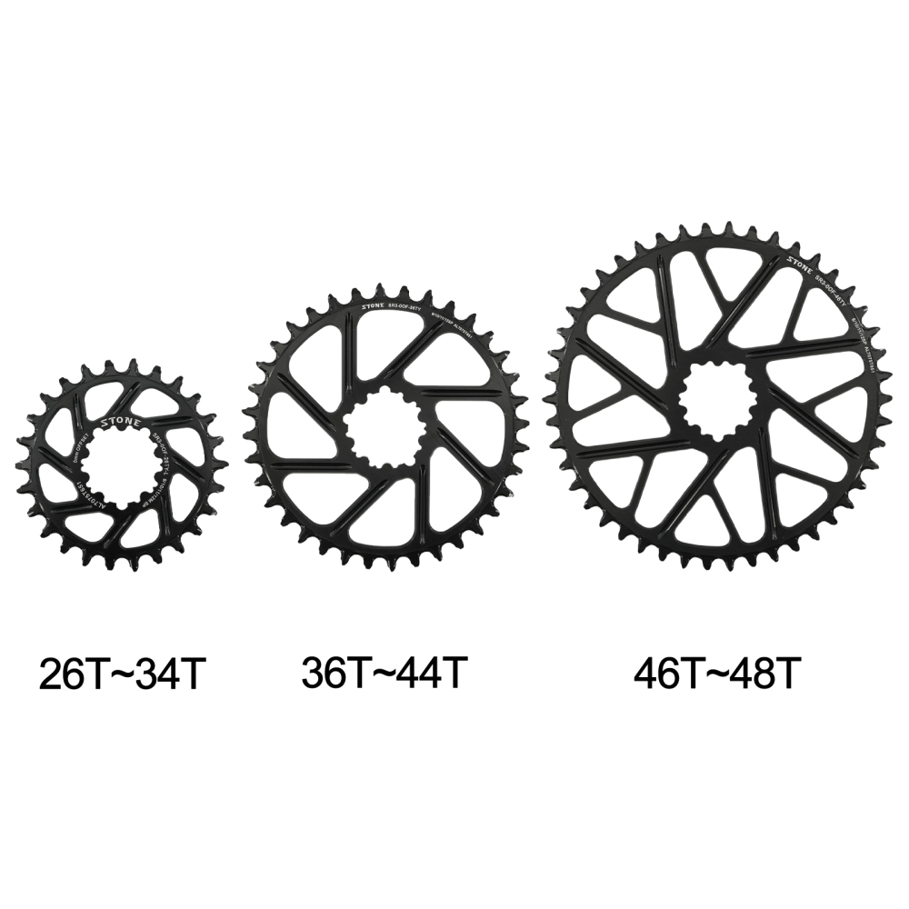 Stone Chainring Round 0mm Offset Direct Mount for Sram X9 X0 XX1 X1 30t 32 34 36 38 40 42 44 46 48T Bike Chainwheel 3 pins