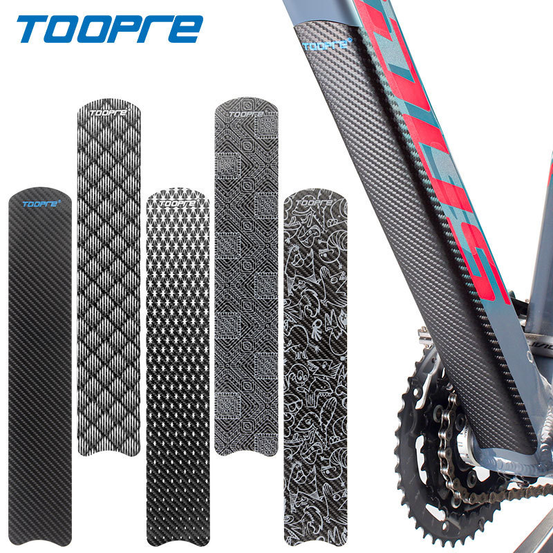 TOOPRE Bicycle Chainstay Protector Decals Frame Protection Stickers for Mountain and Road Bikes