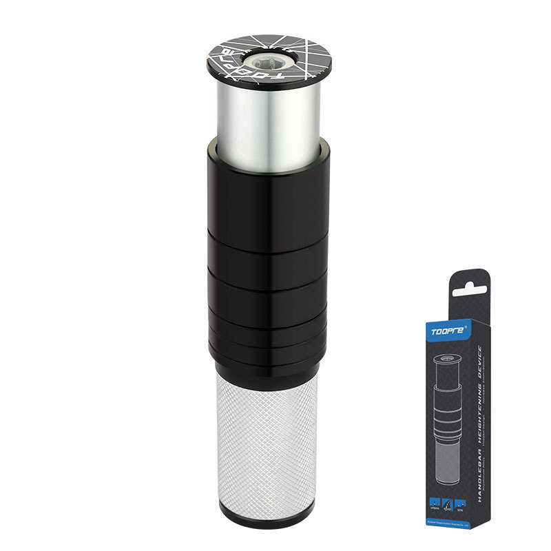 TOOPRE Bicycle Hidden Stem Riser Mountain Road Bike Fork Head Handlebar Height Extender