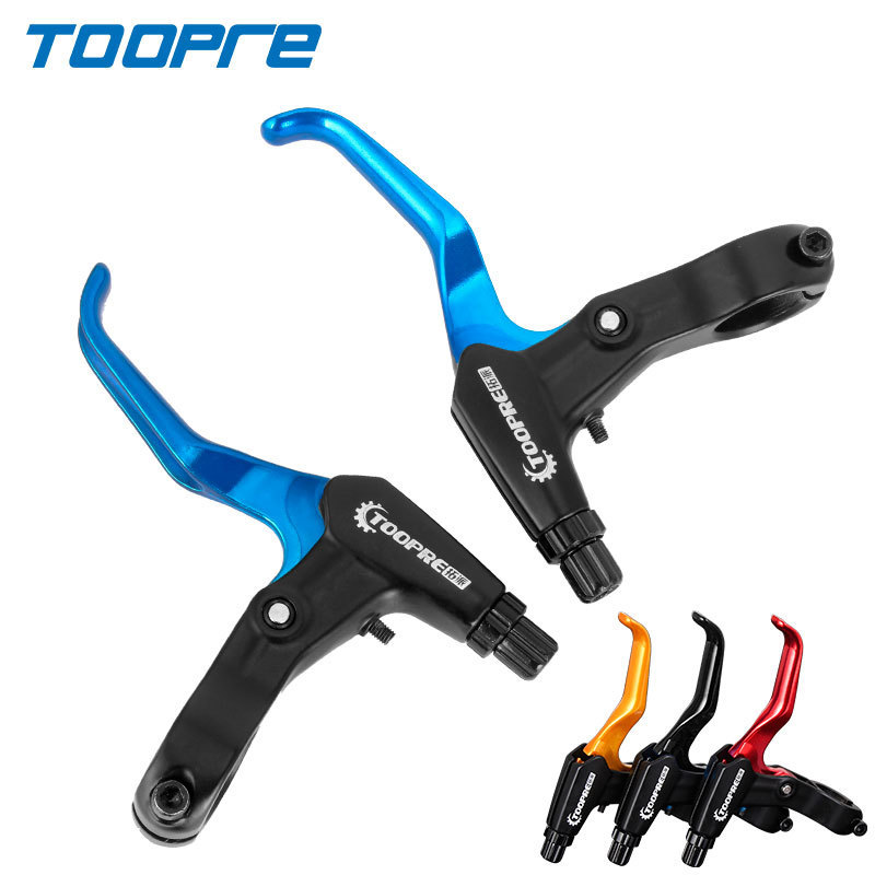 TOOPRE Bicycle Brake Lever Handles Colorful Aluminum Alloy for Mountain Bikes FR5 Brake Levers Universal for Kids' Bikes
