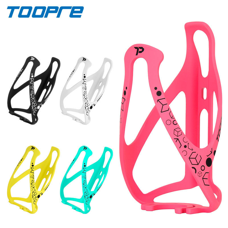 TOOPRE Mountain Bike Water Bottle Cage Road Bike Mineral Water Beverage Bottle Holder Ultra-Light Nylon Plastic