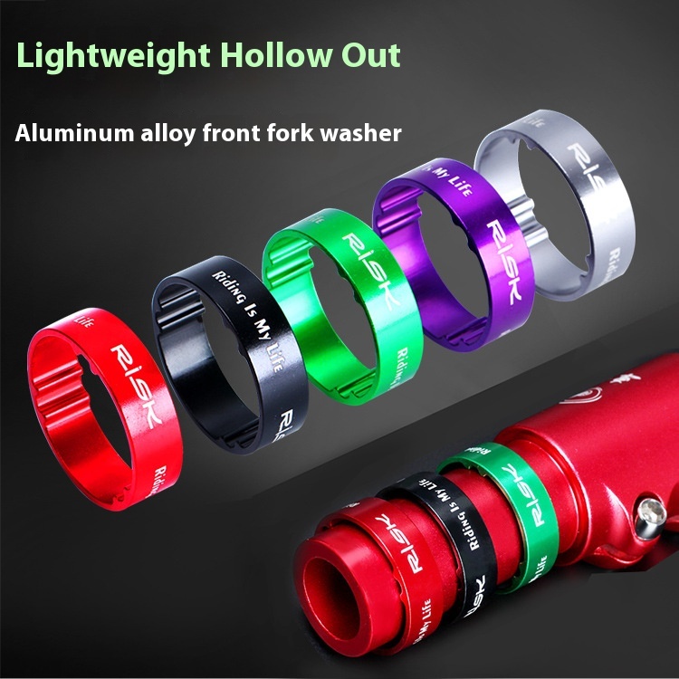 RISK Mountain/Road Bike Aluminum Alloy Stem Hollow Adjustment Washer 5/10mm