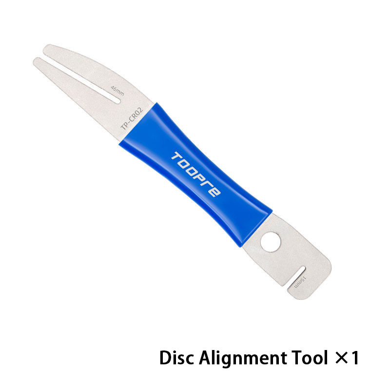 TOOPRE Bicycle Disc Brake Rotor Truing Wrench Disc Brake Pad Maintenance Adjustment Tool for Rotor Alignment and Correction