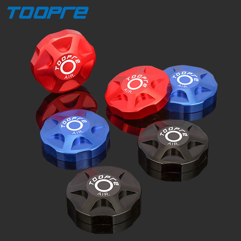 TOOPRE Mountain Bike Shock Absorber Fork Shoulder Cap Aluminum Alloy Air Chamber Cap Dustproof Cover