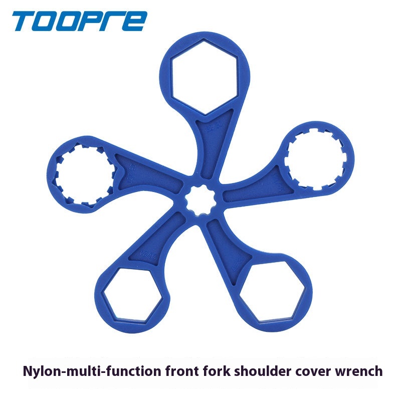 TOOPRE Mountain Bike Suspension Fork Shoulder Cap Wrench Installation and Removal Air Chamber Cap Multi-Function Repair Tool