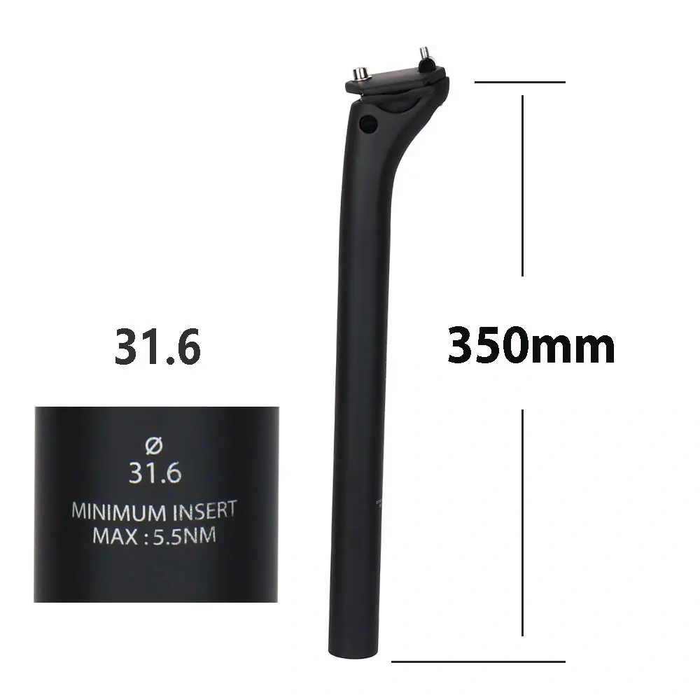 ELITAONE MTB Carbon Seat Post 31./27.2/ Offset 20mm Road Bike Seatpost  Carbon Fiber Base Cover