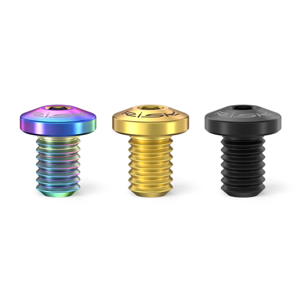 RISK Road Bike Titanium Alloy Brake Pad Fixing Screws Anti-Slip Brake Pads 5800 UT 6800 DA 9000