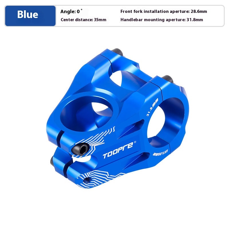 TOOPRE Mountain Bike Downhill Stem CNC Ultralight Hollowed 35MM Stem 28.6/31.8 Short Stem