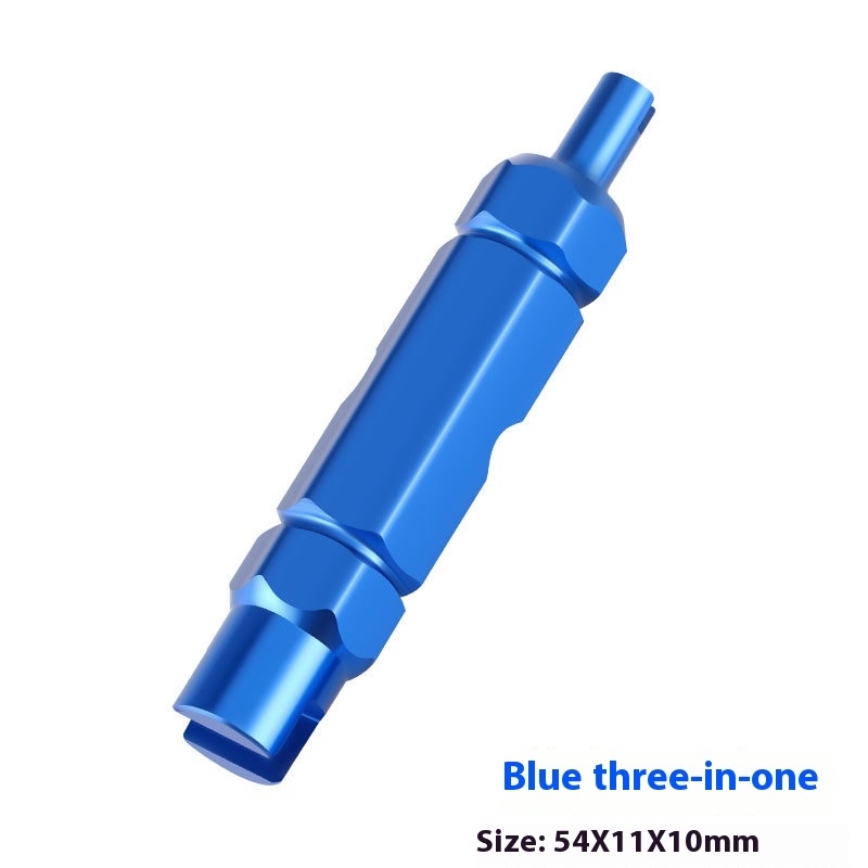 TOOPRE Bicycle Multi-function American Valve Core Tool Presta Valve Tire Valve Extension Rod Disassembly Wrench