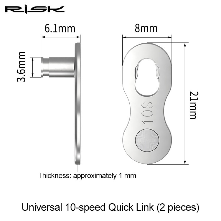 RISK Chain Quick Link Magic Link for Mountain and Road Bikes 8/9/10/11/12 Speed Quick Link RA110