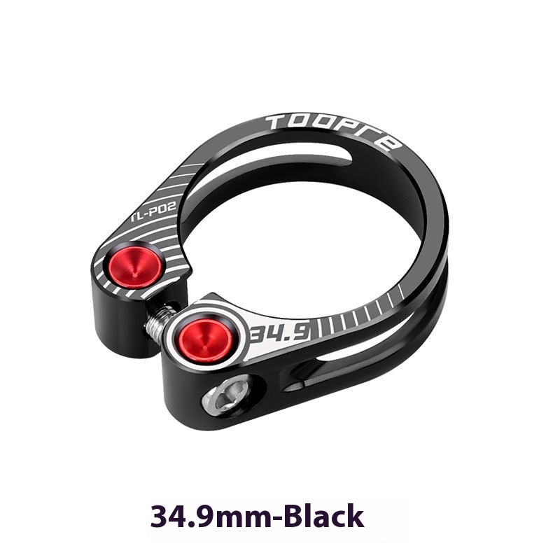 TOOPRE Bicycle Seatpost Clamp 31.8 34.9mm Hollow Locking Seat Tube Clamp Ring Seatpost Lock Buckle