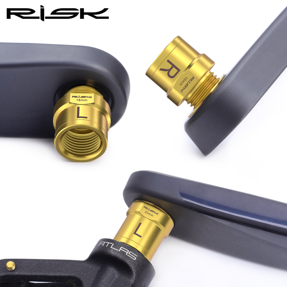 RISK Mountain Road Bike Pedal Extended Axle Core Lock Pedal Extender Axle Conversion Pedal Extension