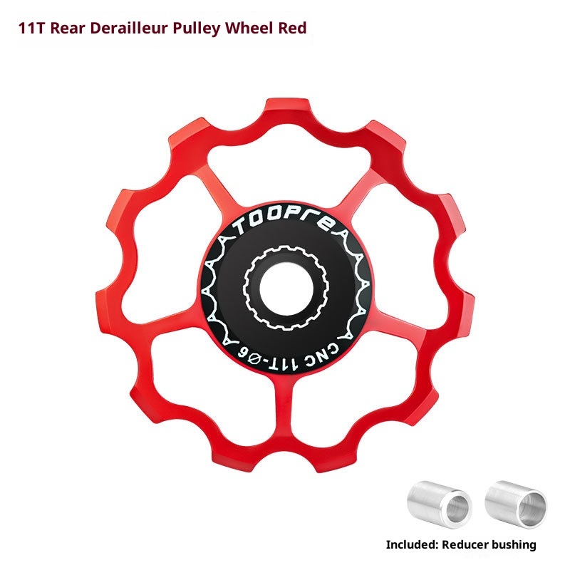 TOOPRE Rear Derailleur Pulley for Bicycles Ceramic Bearing Gear for 11T 13T Transmission of Mountain and Road Bikes