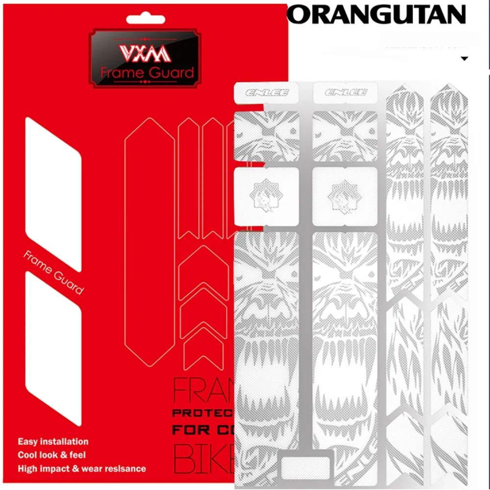 VXM 3D bicycle detachable stickers, road protection, car hood accessories, anti scratch frame protector, anti fall safety NEW