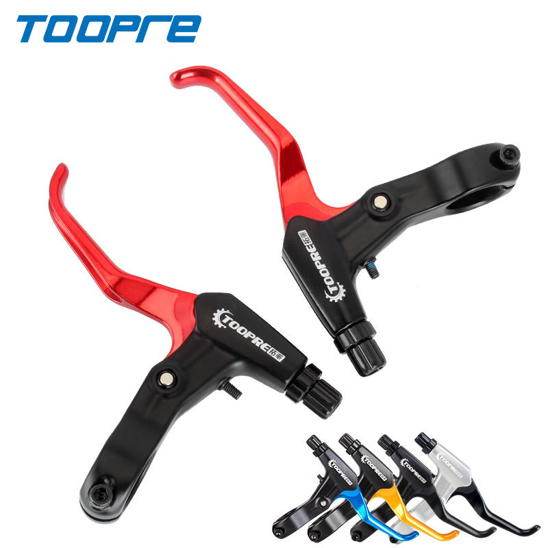 TOOPRE Bicycle Brake Lever Handles Colorful Aluminum Alloy for Mountain Bikes FR5 Brake Levers Universal for Kids' Bikes