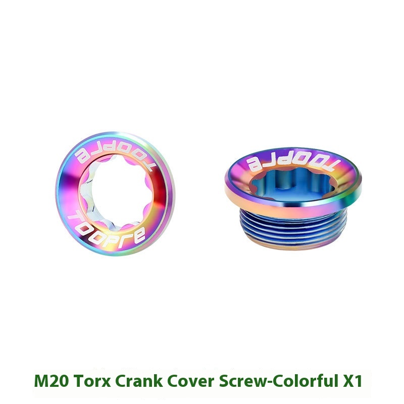 TOOPRE Colorful Aluminum Alloy Crankset Cover Screws for Mountain Bikes