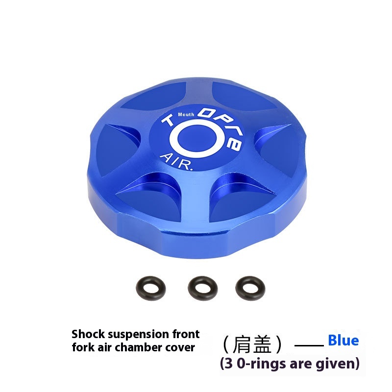 TOOPRE Mountain Bike Shock Absorber Fork Shoulder Cap Aluminum Alloy Air Chamber Cap Dustproof Cover
