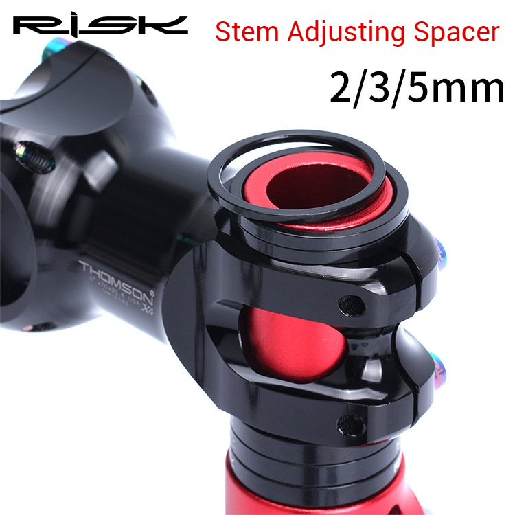 RISK Headset Spacer 28.6 Front Fork Frame Adjusting Washer Mountain Road Bike 2/3/5 Pieces