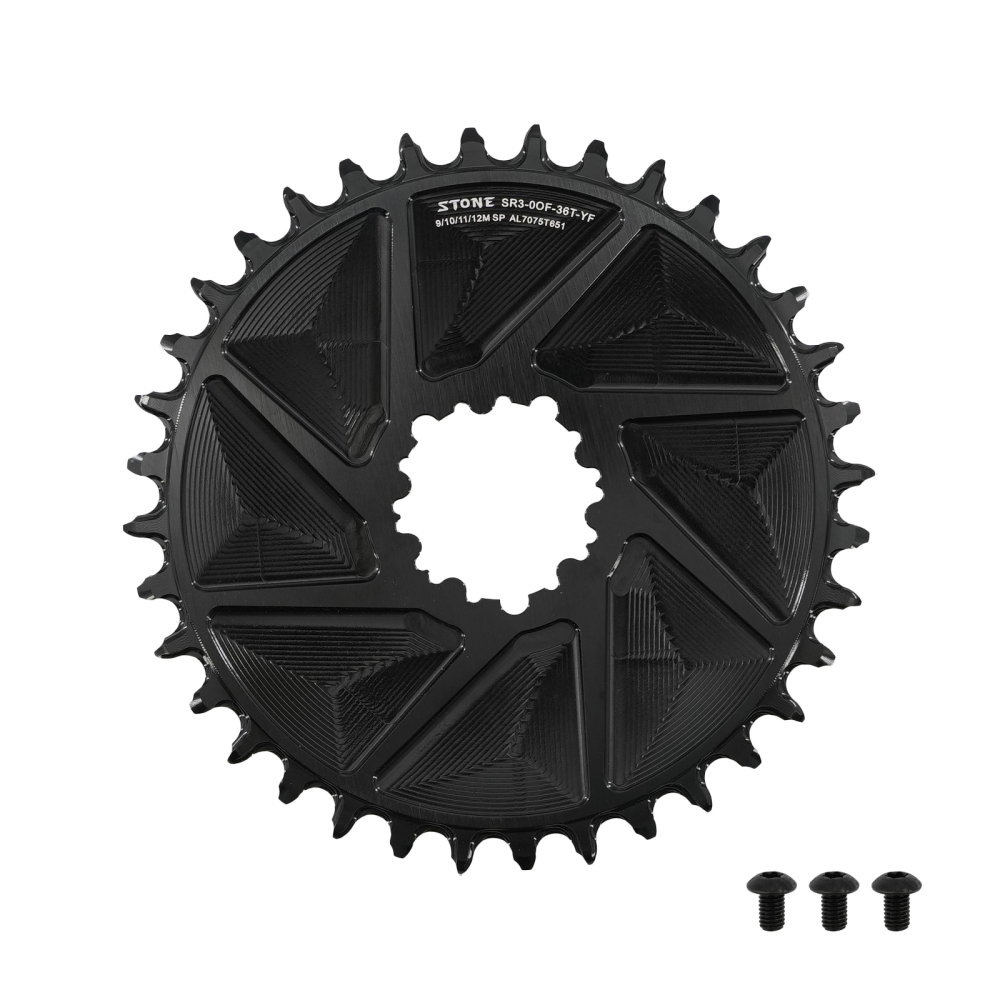 Stone Chainring Round 0mm Offset Direct Mount for Sram X9 X0 XX1 X1 30t 32 34 36 38 40 42 44 46 48T Bike Chainwheel 3 pins