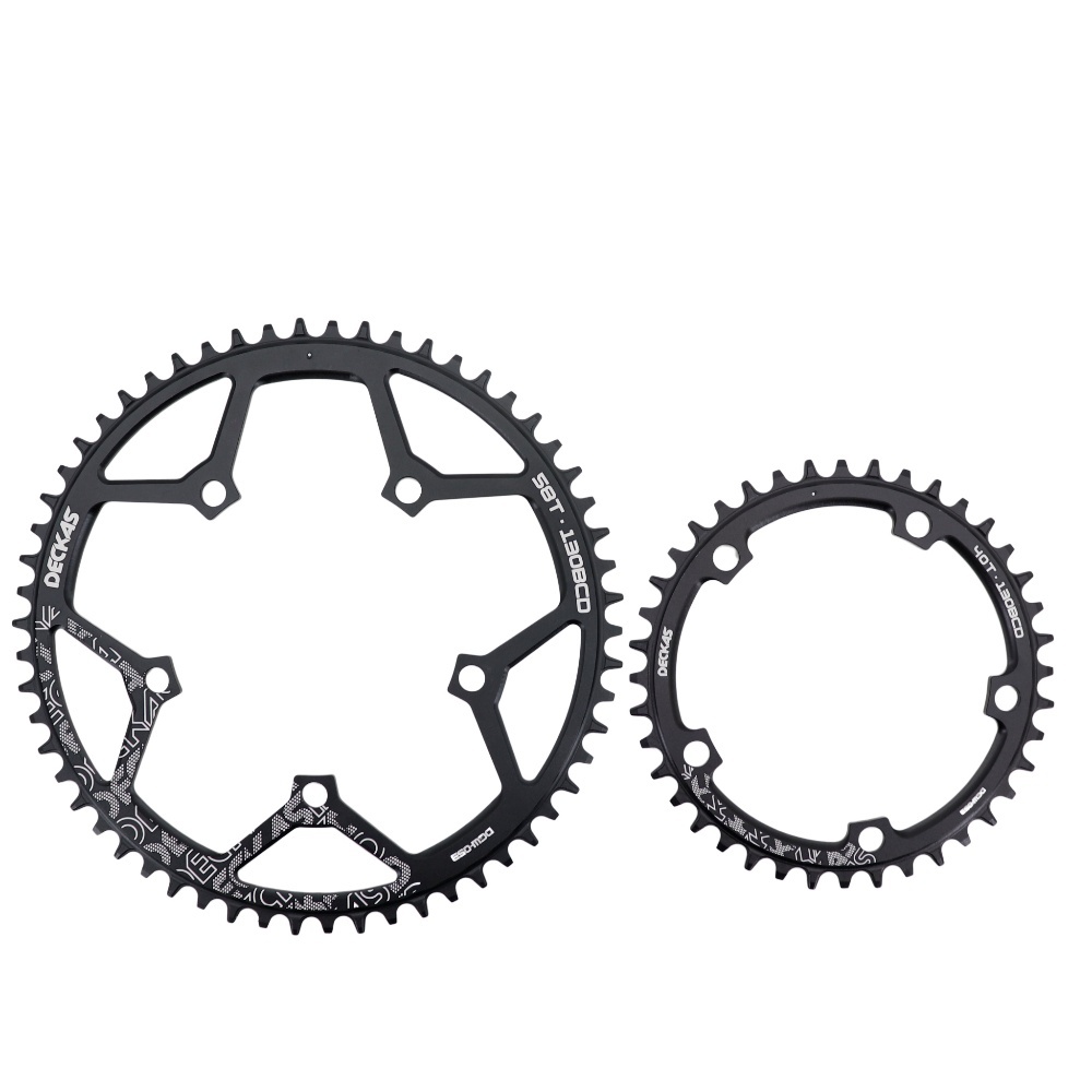 Deckas Chainring 130BCD Round  for shimano 5700 6700 Road Bike folding bike 130bcd for sram red 40 42 44 46 48 50 52 54 56 58T
