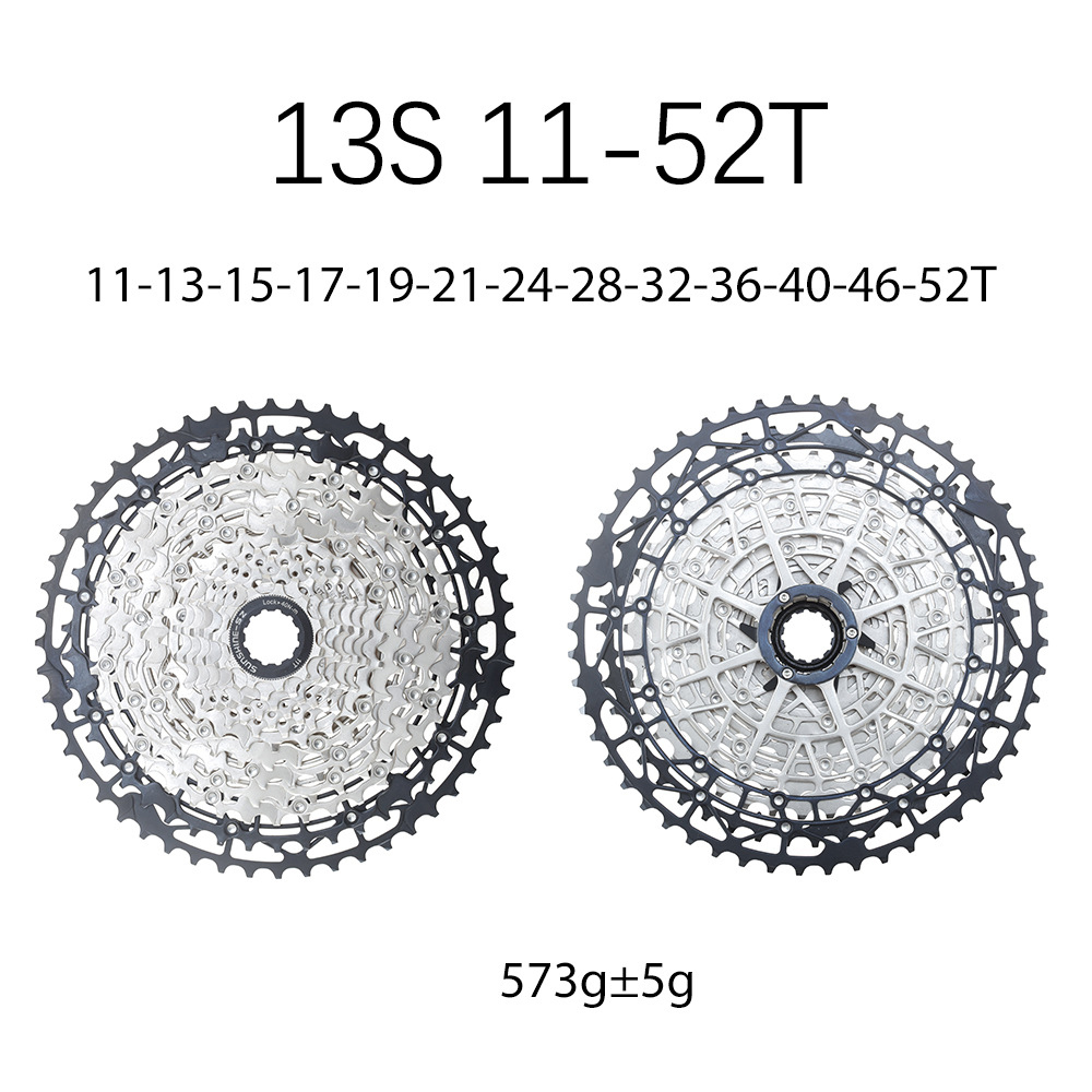 SUNSHIN HG Cassette Freewheel MTB flywheel 9 / 10 / 11 / 12 / 13 Speed 11-40T 42T 45T 46T 48T 50T 52T All Black Silver 2025 Version