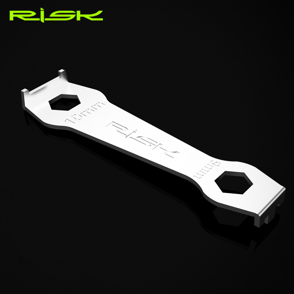 RISK Mountain and Road Bike Crankset Wrench Flathead Screw Tool Chainring Bolt Removal Tool Chainring and Crankset Tool