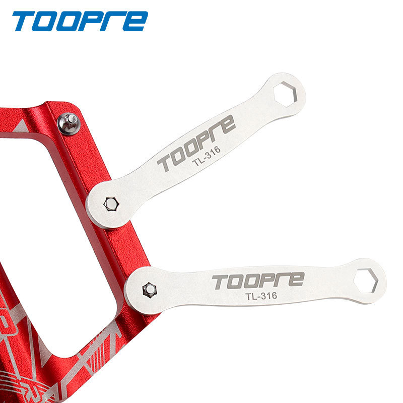 TOOPRE Bicycle Pedal Anti-Slip Pin Removal Wrench Mountain and Road Bike Pedal Grip Pin Installation Tool