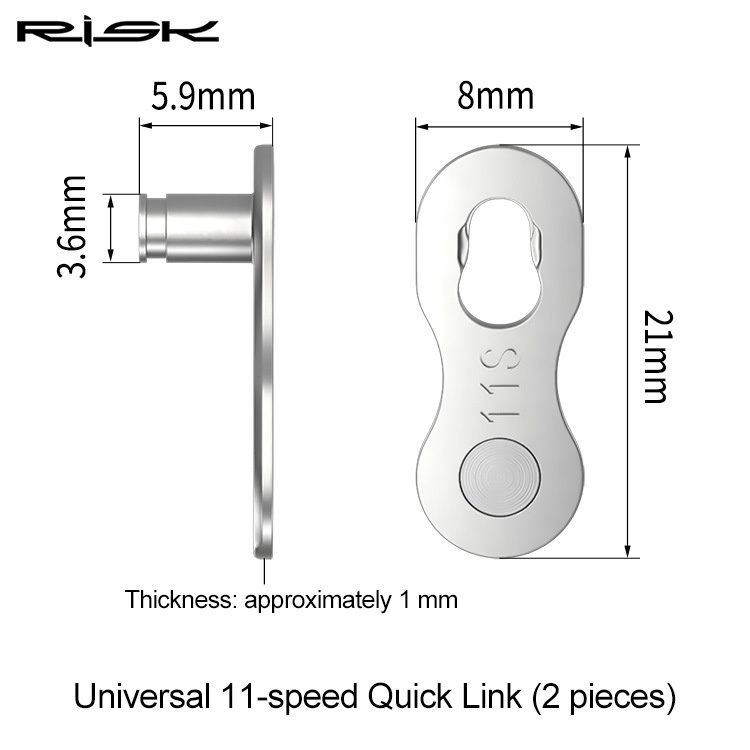 RISK Chain Quick Link Magic Link for Mountain and Road Bikes 8/9/10/11/12 Speed Quick Link RA110