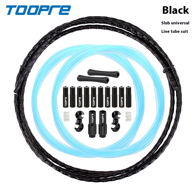 TOOPRE Bicycle Bamboo-Shaped Cable Housing Kit Mountain Road Bike Aluminum Alloy Gear Brake Cable Housing