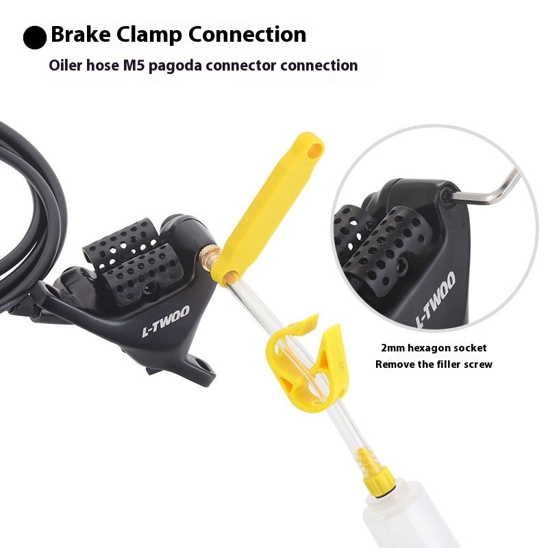 TOOPRE Road Bike Disc Brake Oil Filling Tool, suitable for LTWOO Blueprint R5R7 disc brake oil change kit