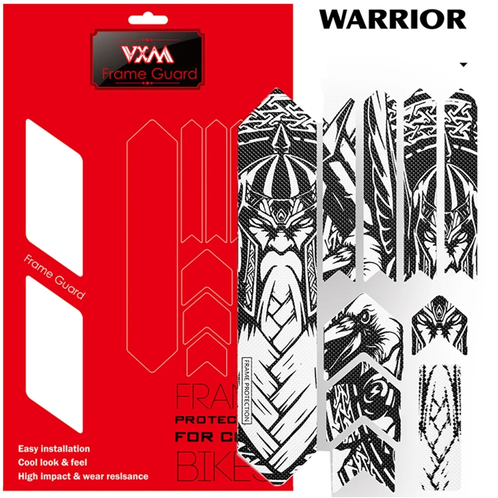 VXM 3D bicycle detachable stickers, road protection, car hood accessories, anti scratch frame protector, anti fall safety NEW