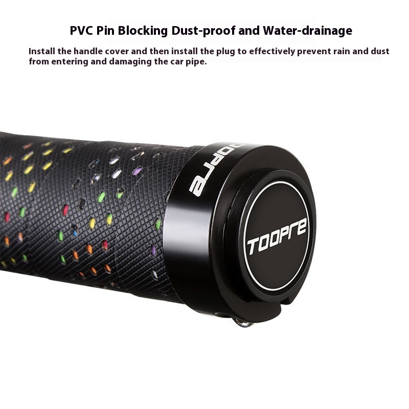 TOOPRE Bicycle Grips Anti-Slip Lock-On Handlebar Grips for Mountain Bikes  PU Handlebar Grip Accessories