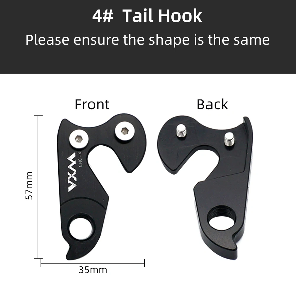 VXM Universal MTB Road Bicycle Hanger Bike Alloy Rear Derailleur Part Racing Cycling Mountain Frame Gear Tail Hook Parts