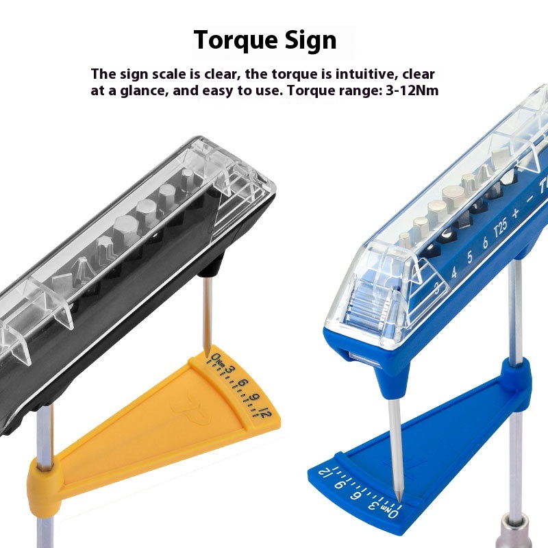 TOOPRE Mountain Bike Torque Wrench Set Integrated Hex and Torx High Precision Torque Tool