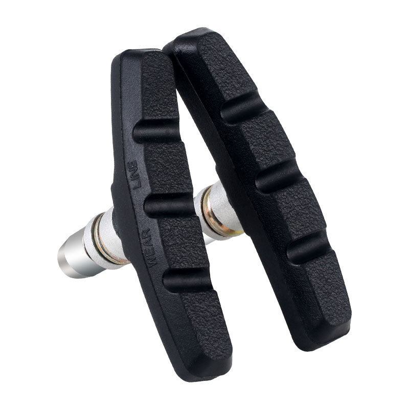 TOOPRE Mountain Bike V-Brake Pads Road Fixed Gear Bicycle Rubber Brake Pads Silent and Wear-Resistant C-Brake Blocks
