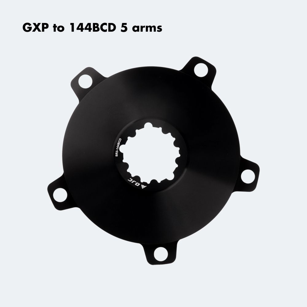 DJC 144BCD Round Chainring Fixed Gear Fixie Track Bike 47T 49 51 53 55 57 59 61T Chainwheel Spider for Sram 144 Bcd 1/2*1/8