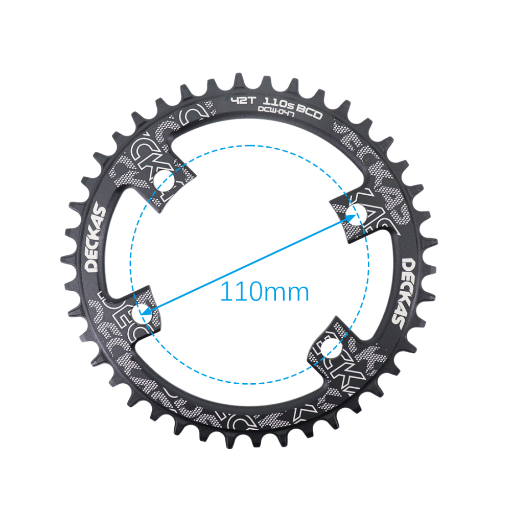 Deckas Road Bike Chainring 110bcd 9 10 11 12s R7100/R8100/R9200 R7000/R8000 /R9100/R9000/4700/5800/6800/R2000/R3000/RX810/RX600 GRX