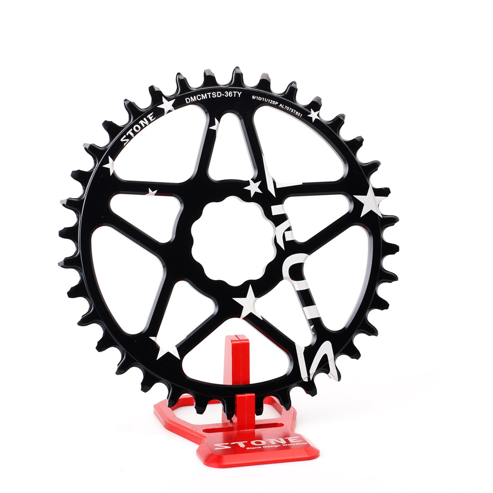 Stone Round Chainring for Special 30mm spindle crank MTB bike Cycling 30T 32T 34 36 38 40T Chain Wheel Bicycle Tooth Plate BB30 0mm offset