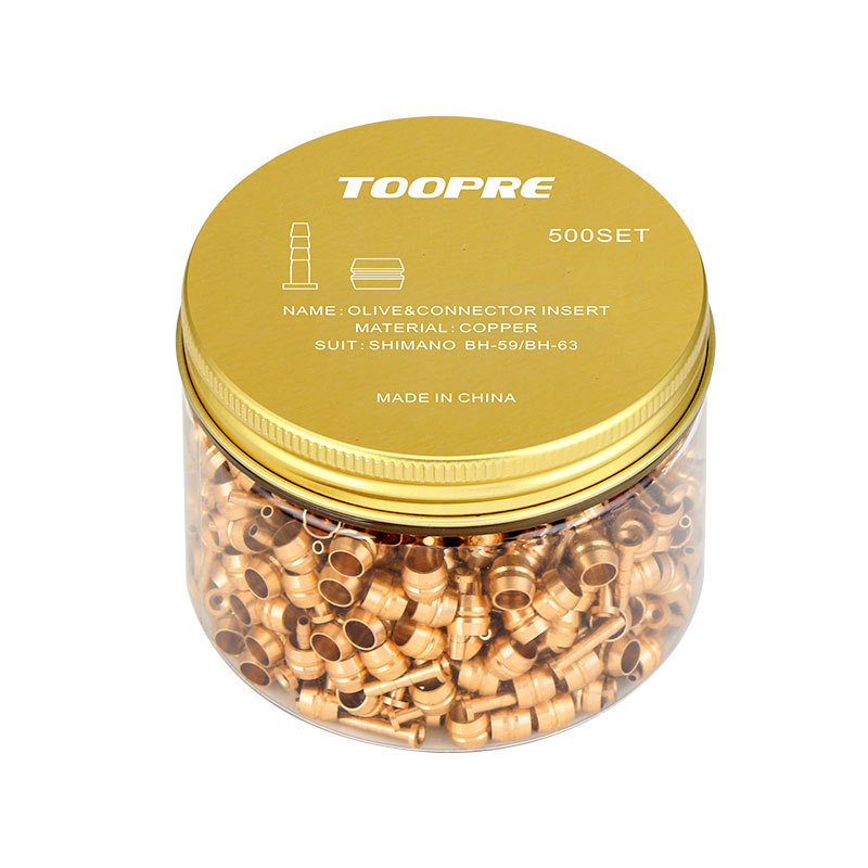TOOPRE Mountain Bike BH-59/90 Disc Brake Hydraulic Oil Injection Accessories Oil Needle, Hose Compression Ring, T-Head Olive Head