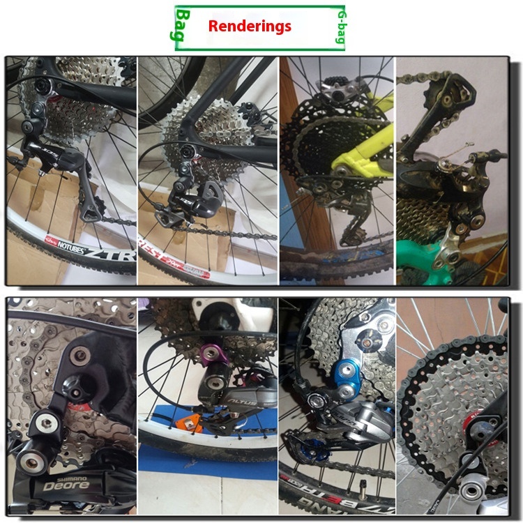Road Bike Hanger Hook Extension Converter Frame Rear Hook Mountain Bike Seat Extension Flywheel Rear Derailleur Hanger