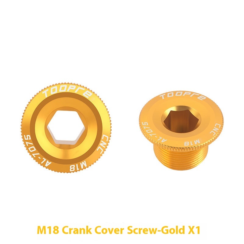 TOOPRE Hollow Integrated Crankset Cover Screws for Mountain Bikes M18 M19 M20
