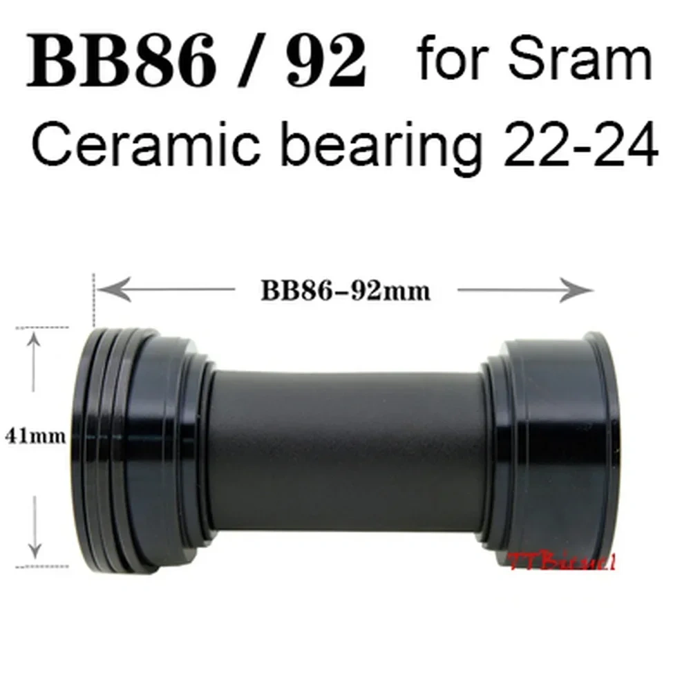 Gineyea Ceramic bottom bracket bb86 bb92 bb91 british BSA threaded 68 for shimano sram 22 24 19 41 mm road bike MTB
