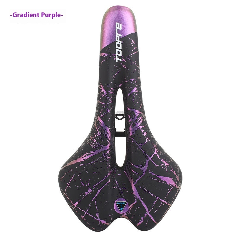 TOOPRE Bicycle Saddle Super Soft Seat Mountain Bike Comfortable Seat Cushion Colorful Bike Saddle